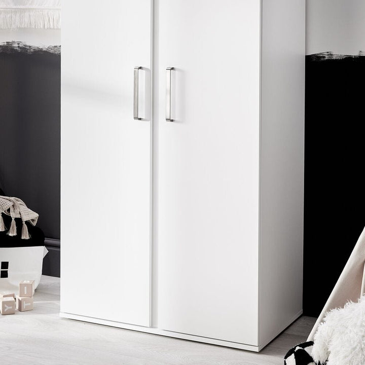 Silver Cross Nursery Furniture Silver Cross Finchley Cotbed and Wardrobe - White