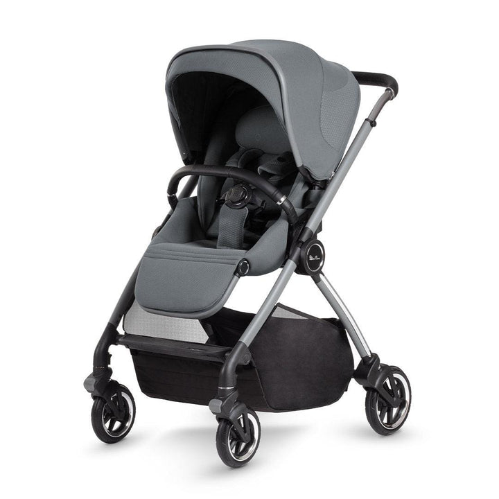 Silver Cross Pushchairs Silver Cross Dune Pushchair with First Bed Folding Carrycot - Glacier