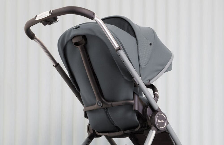 Silver Cross Pushchairs Silver Cross Dune Pushchair with First Bed Folding Carrycot - Glacier