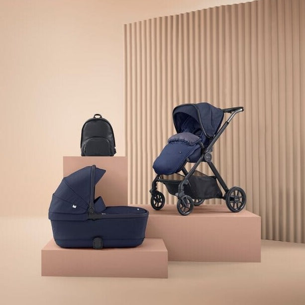 Silver Cross Pushchairs Silver Cross Reef with First Bed Folding Carrycot and Fashion Pack - Neptune