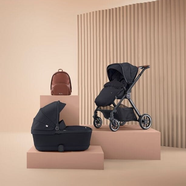 Silver Cross Pushchairs Silver Cross Reef with First Bed Folding Carrycot and Fashion Pack - Orbit