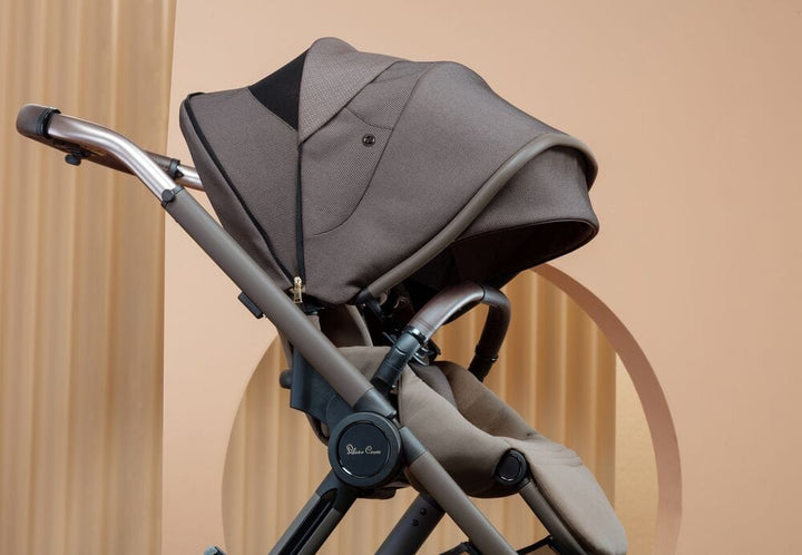 Silver Cross Pushchairs Silver Cross Reef with First Bed Folding Carrycot - Earth