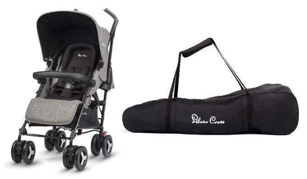 Silver Cross Pushchairs Silver Cross Reflex Stroller with Travel Bag - Brompton