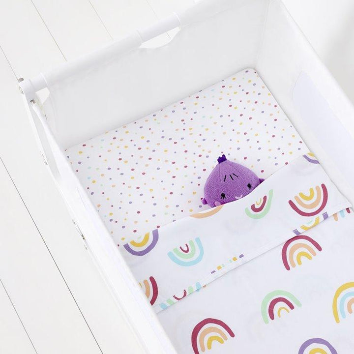 Snuz Bedding Snuz Crib 2 Pack Fitted Sheets - Colour Rainbow
