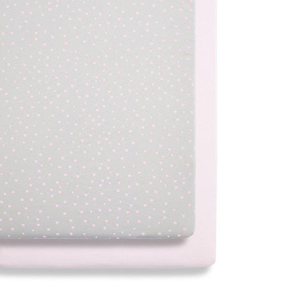 Snuz Bedding Snuz Crib 2 Pack Fitted Sheets - Rose Spots