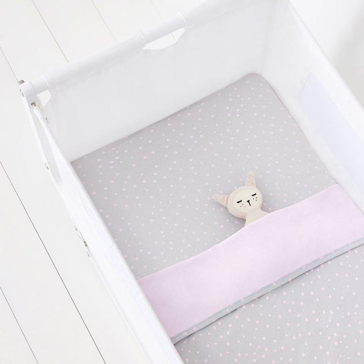 Snuz Bedding Snuz Crib 2 Pack Fitted Sheets - Rose Spots