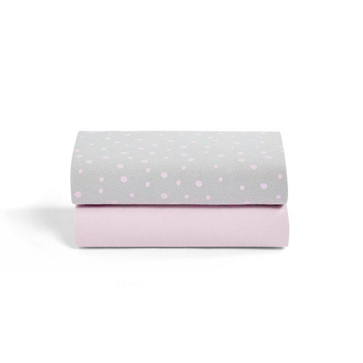 Snuz Bedding Snuz Crib 2 Pack Fitted Sheets - Rose Spots