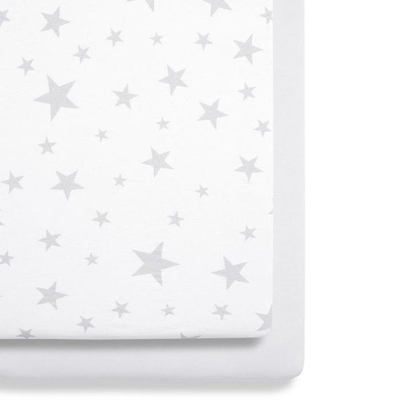 Snuz Bedding Snuz Crib 2 Pack Fitted Sheets - Stars