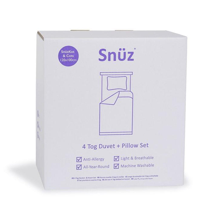 Snuz Bedding Snuz Duvet and Pillow Cot Set 4.0 Tog (100x120cm)