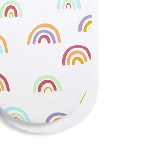 Snuz Bedding Snuz Moses Basket/Pram 2 Pack Fitted Sheets - Colour Rainbow