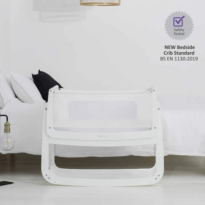 Snuz Bedside Cribs SnuzPod 4 Bedside Crib - White