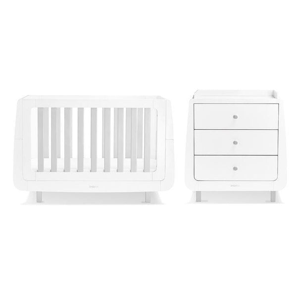 Snuz Nursery Furniture SnuzKot Mode 2 Piece Nursery Furniture Set - Grey