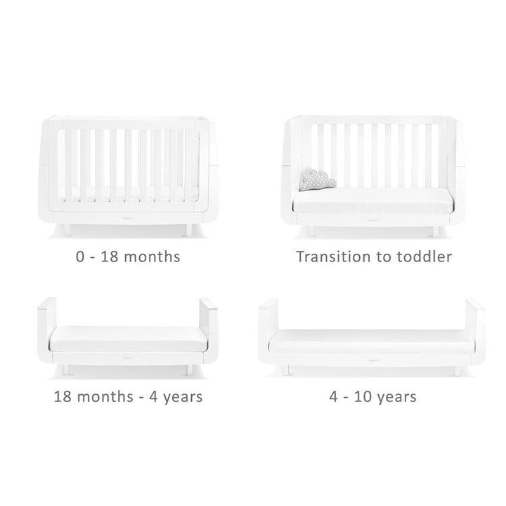 Snuz Nursery Furniture SnuzKot Mode 2 Piece Nursery Furniture Set - White