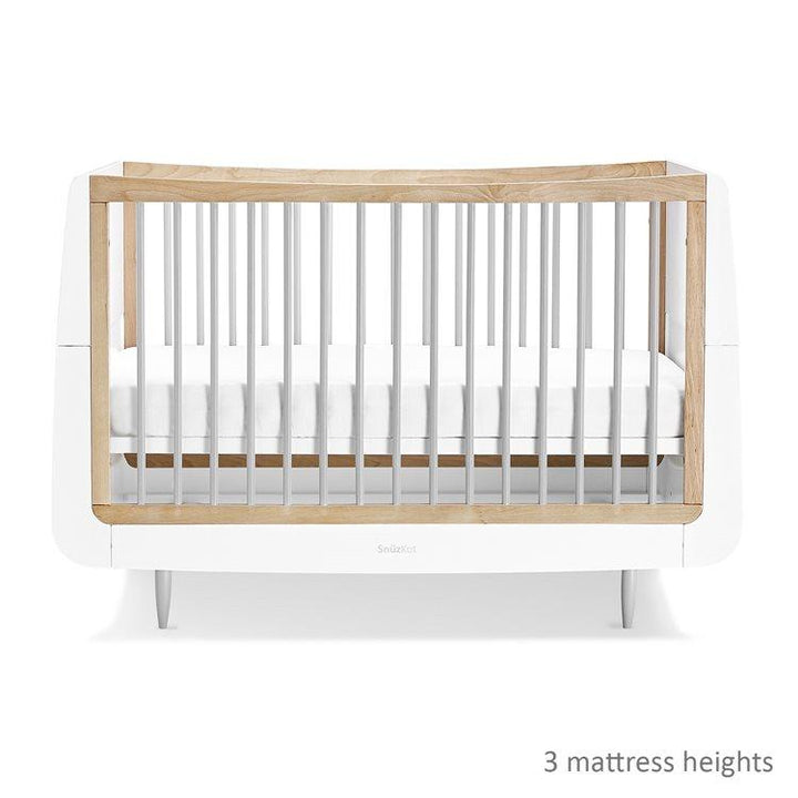 Snuz Nursery Furniture SnuzKot Skandi 2 Piece Nursery Furniture Set - Grey