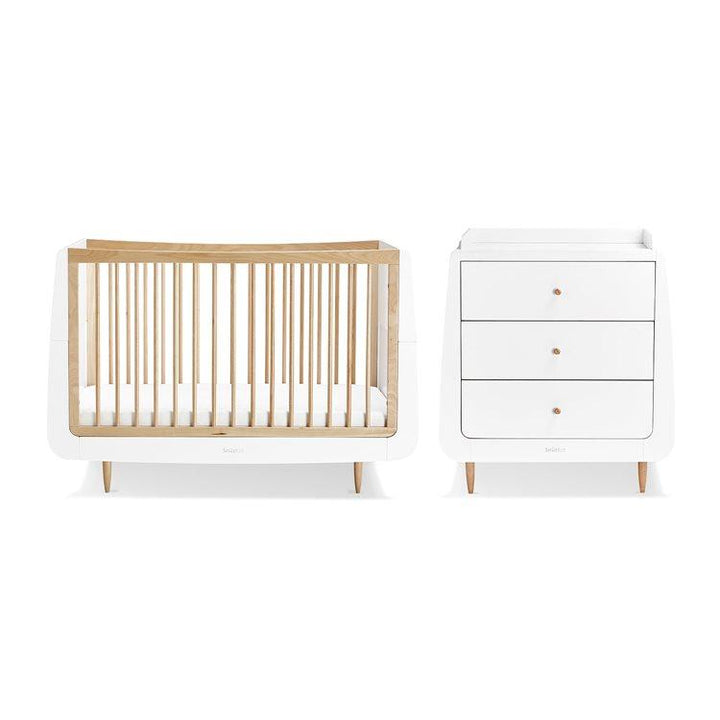 Snuz Nursery Furniture SnuzKot Skandi 2 Piece Nursery Furniture Set - Natural