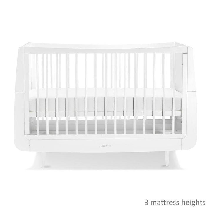 Snuz Nursery Furniture SnuzKot Skandi 2 Piece Nursery Furniture Set - White