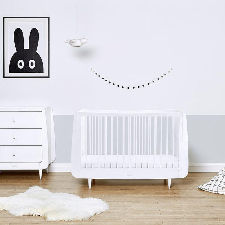 Snuz Nursery Furniture SnuzKot Skandi 2 Piece Nursery Furniture Set - White