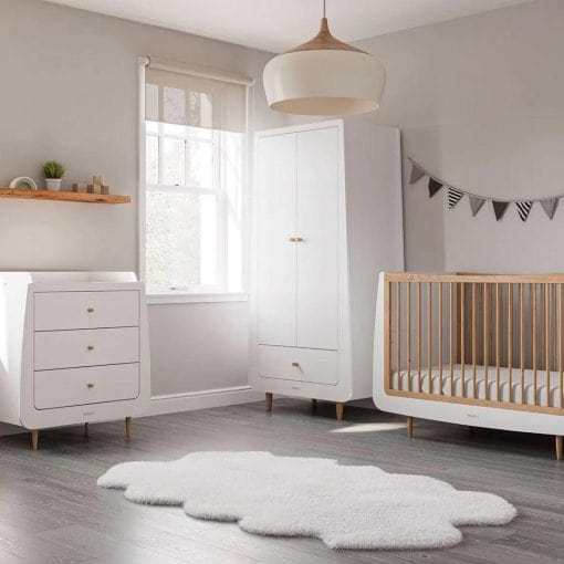 Snuz Nursery Furniture SnuzKot Skandi 3 Piece Nursery Furniture Set - Natural