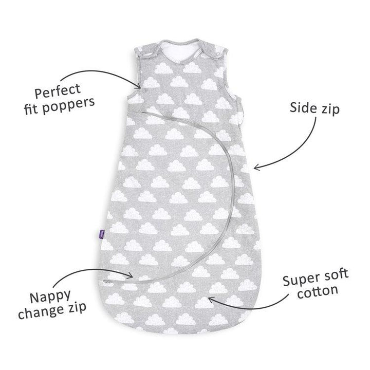 Snüz Sleeping Bags SnuzPouch Sleeping Bag 1.0 Tog (6-18 months) - Cloud Nine