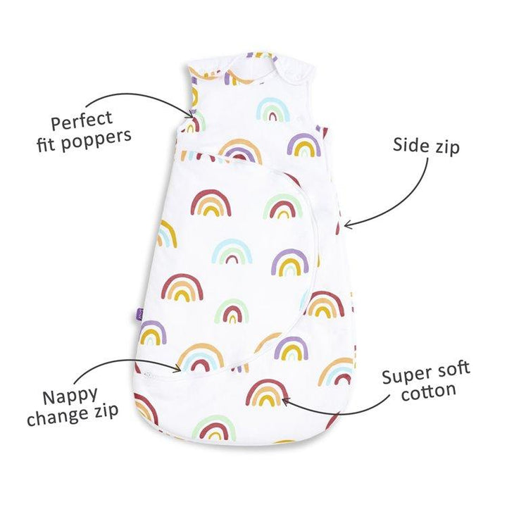 Snuz Sleeping Bags SnuzPouch Sleeping Bag 1.0 Tog – Colour Rainbow 6-18m