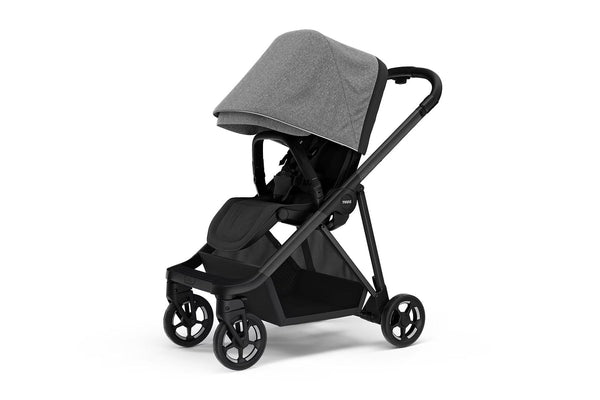 Thule Pushchairs Thule Shine 4-Wheel Stroller - Black / Grey Melange