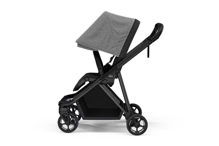 Thule Pushchairs Thule Shine 4-Wheel Stroller - Black / Grey Melange