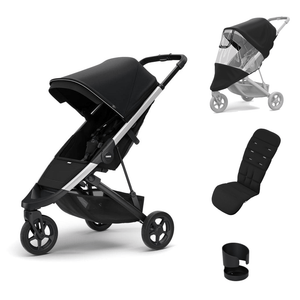 Thule Pushchairs Thule Spring Essential Bundle - Aluminum/Black