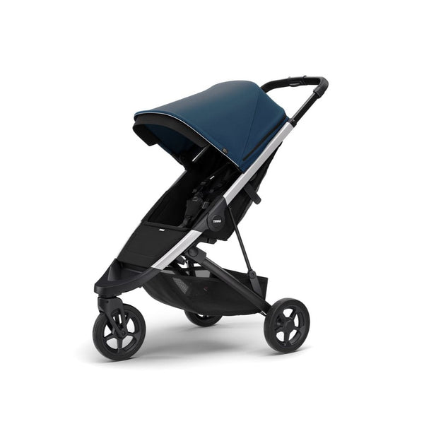 Thule Pushchairs Thule Spring Stroller - Aluminum / Majolica Blue