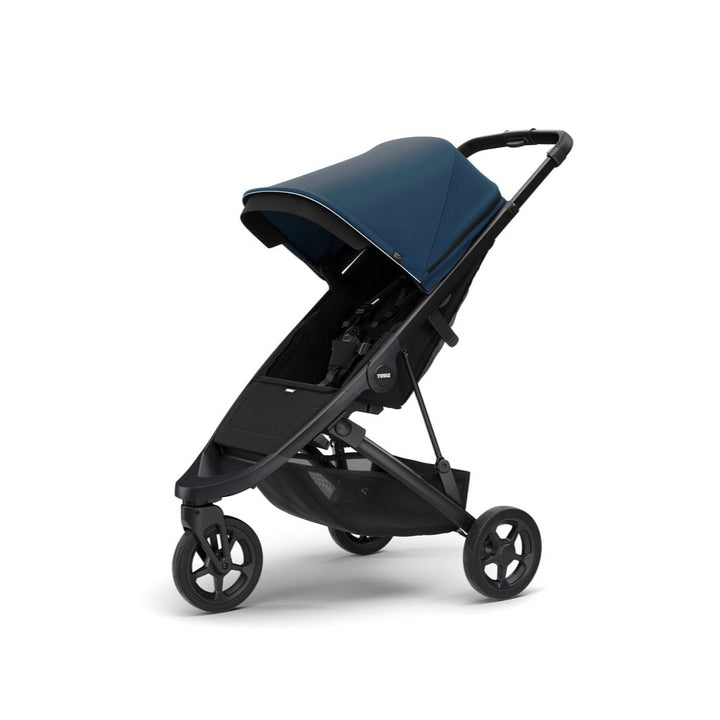 Thule Pushchairs Thule Spring Stroller - Black / Majolica Blue