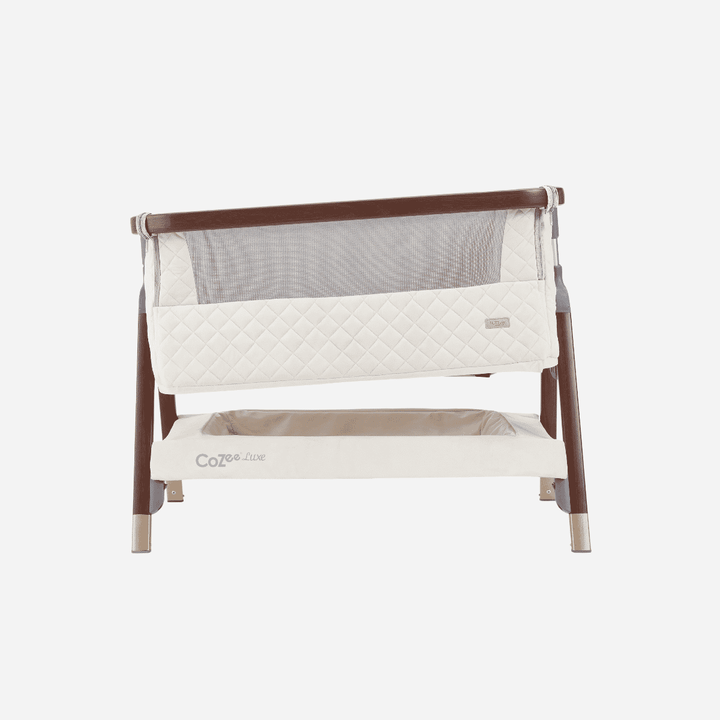 Tutti Bambini Bedside Crib Tutti Bambini CoZee Luxe Bedside Crib - Walnut / Cream