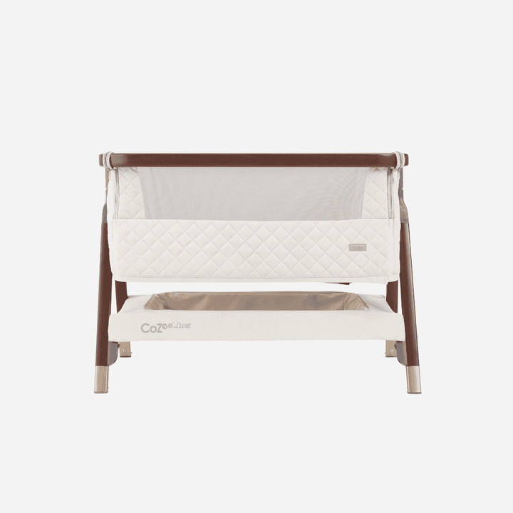 Tutti Bambini Bedside Crib Tutti Bambini CoZee Luxe Bedside Crib - Walnut / Cream