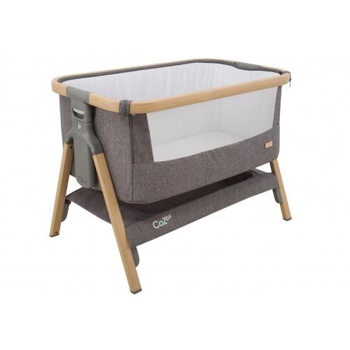 Tutti Bambini Bedside Cribs Tutti Bambini CoZee Bedside Crib - Oak and Charcoal