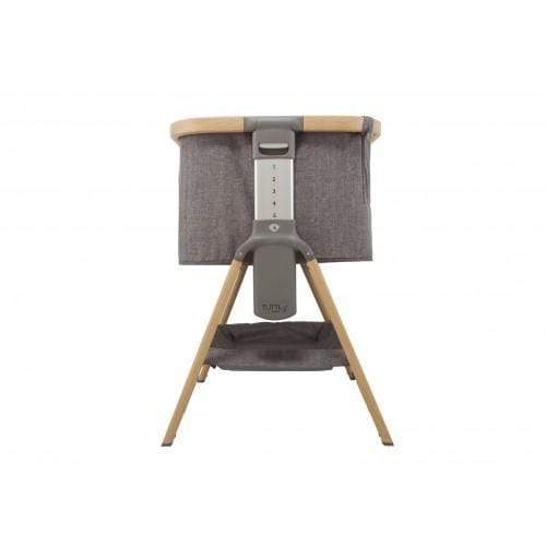 Tutti Bambini Bedside Cribs Tutti Bambini CoZee Bedside Crib - Oak and Charcoal