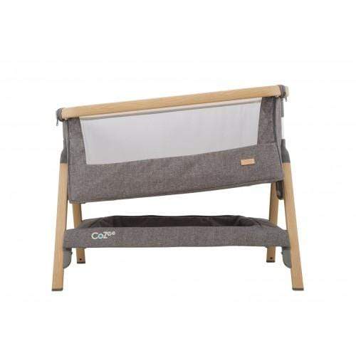 Tutti Bambini Bedside Cribs Tutti Bambini CoZee Bedside Crib - Oak and Charcoal