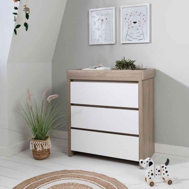 Tutti Bambini Changing Units Tutti Bambini Modena Changing Unit White/Oak