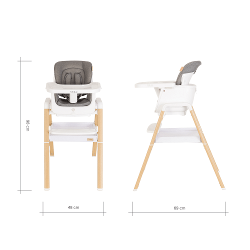 Tutti Bambini highchairs Tutti Bambini Nova Highchair - White/Oak