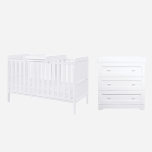 Tutti Bambini Nursery Furniture Tutti Bambini Rio 2 Piece Room Set - White