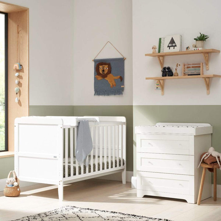 Tutti Bambini Nursery Furniture Tutti Bambini Rio 2 Piece Room Set - White