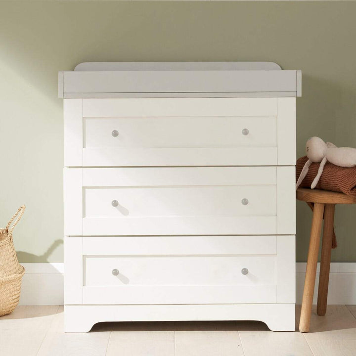 Tutti Bambini Nursery Furniture Tutti Bambini Rio 2 Piece Room Set - White/Dove Grey