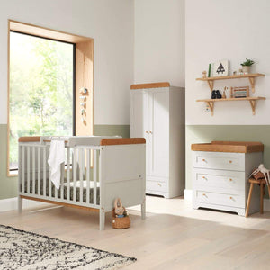Tutti Bambini Nursery Furniture Tutti Bambini Rio 3 Piece Room Set - Dove Grey/Oak
