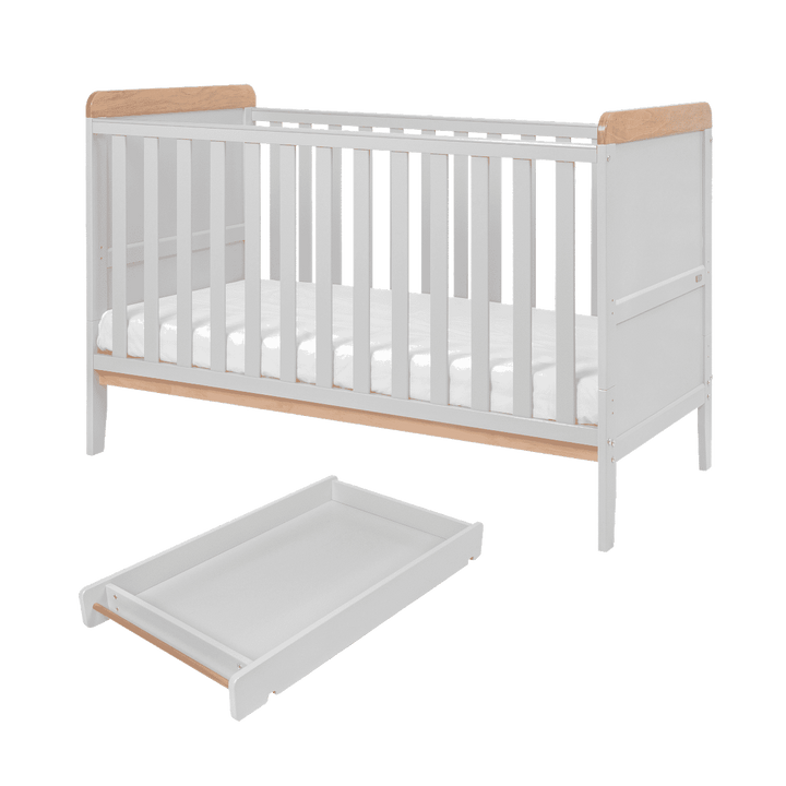 Tutti Bambini Nursery Furniture Tutti Bambini Rio 3 Piece Room Set - Dove Grey/Oak