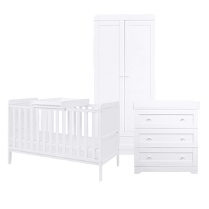 Tutti Bambini Nursery Furniture Tutti Bambini Rio 3 Piece Room Set - White