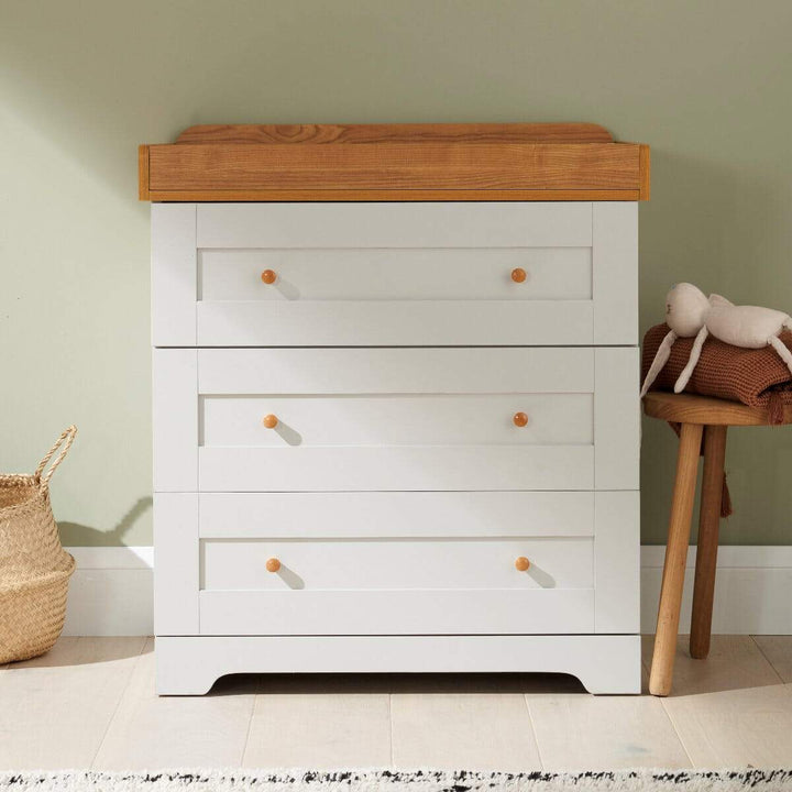 Tutti Bambini Nursery Furniture Tutti Bambini Rio Chest Changer - Dove Grey/Oak