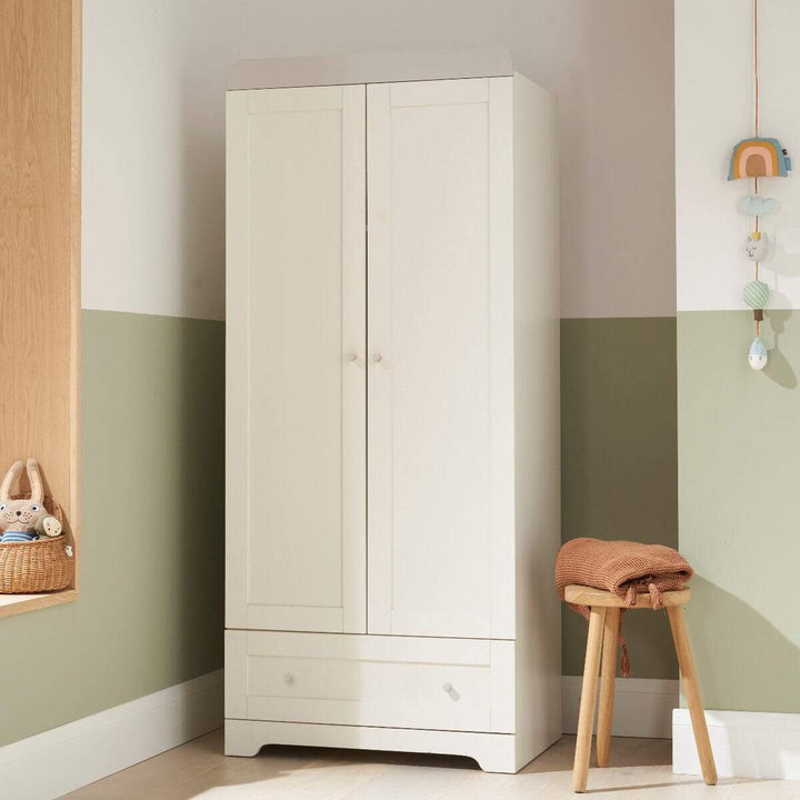 Tutti Bambini Nursery Furniture Tutti Bambini Rio Wardrobe - White/Dove Grey