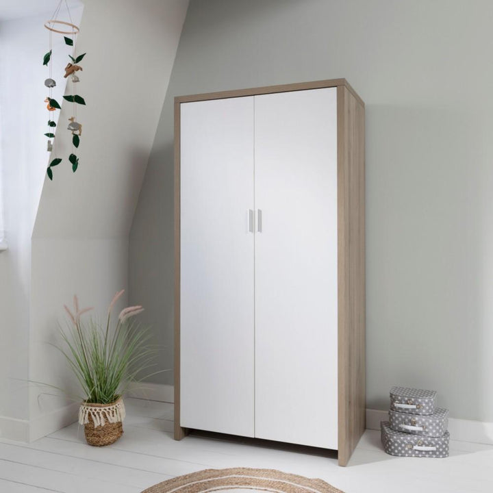 Tutti Bambini Wardrobes Tutti Bambini Modena Wardrobe White/Oak