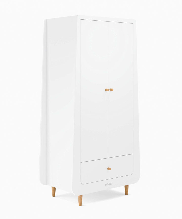 UK Baby Centre SnuzKot Wardrobe Skandi - White