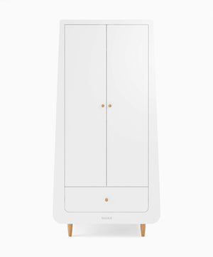 UK Baby Centre SnuzKot Wardrobe Skandi - White