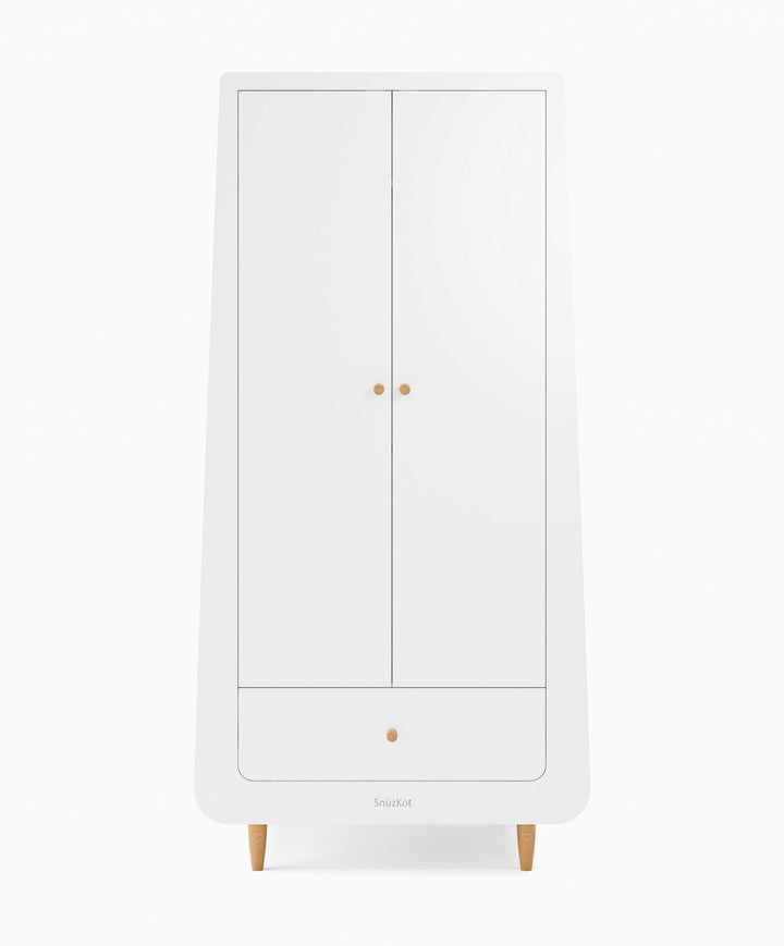 UK Baby Centre SnuzKot Wardrobe Skandi - White