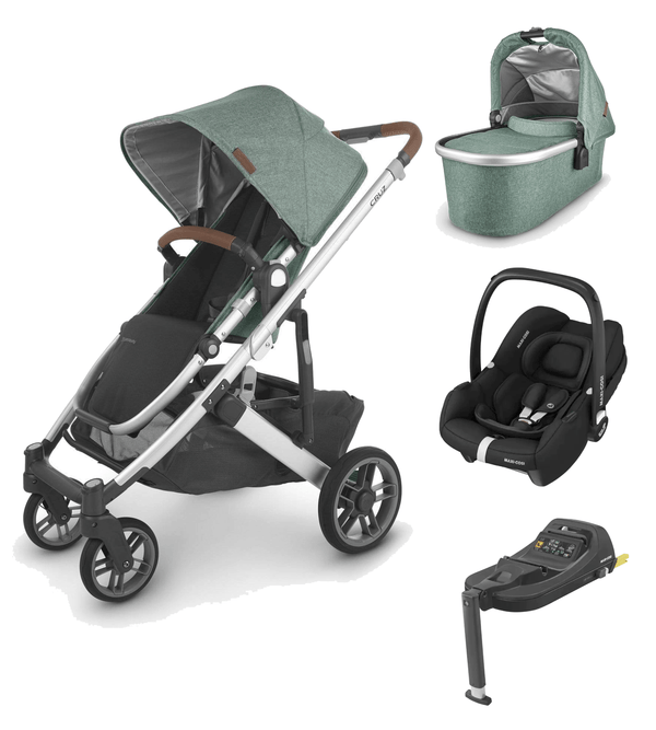 UPPAbaby Travel Systems UPPAbaby Cruz V2 with Cabriofix i-Size Car Seat and Base - Emmett