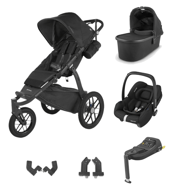 UPPAbaby Travel Systems UPPAbaby Ridge All-Terrain with Cabriofix i-Size Car Seat and Base - Jake